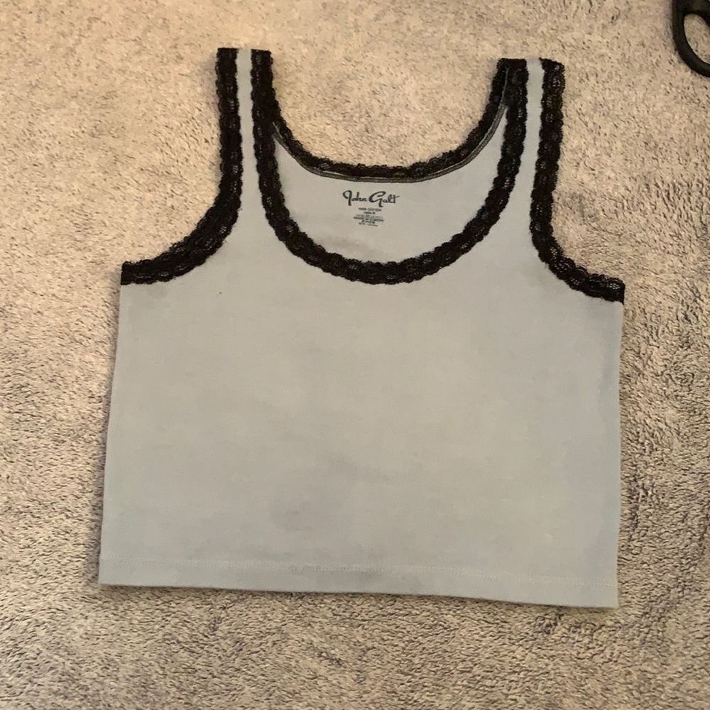 John galt lace tank top